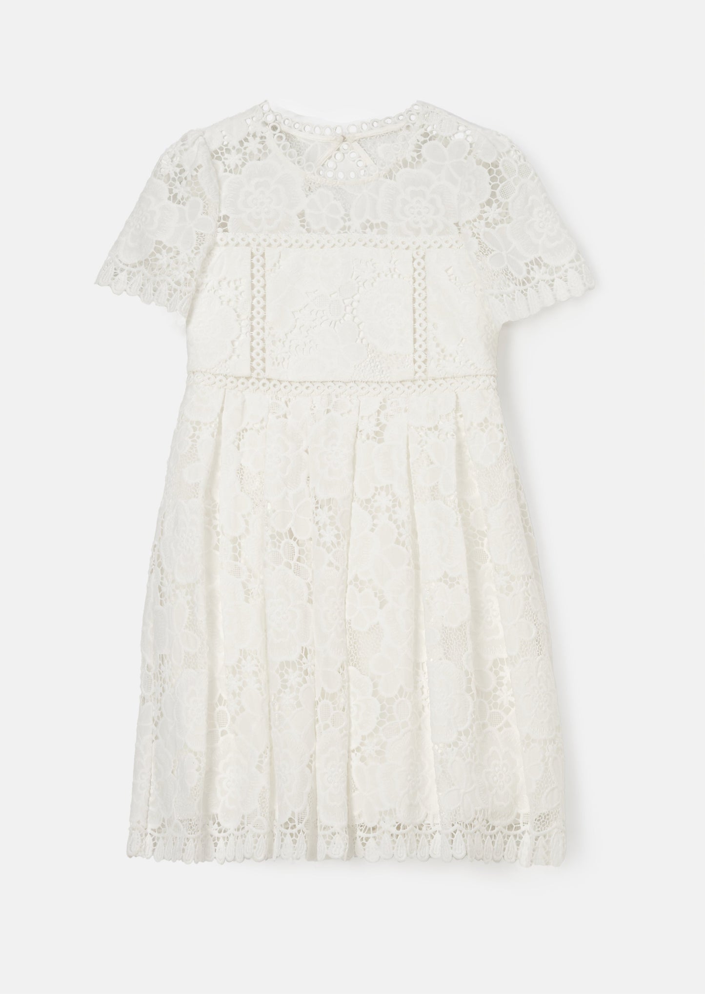 Mavea White Lace Dress