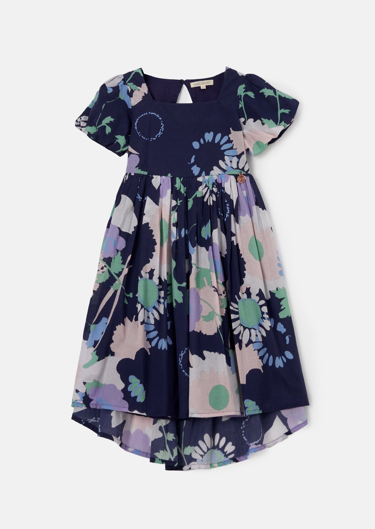 Evita Multi Tie Back Print Dress