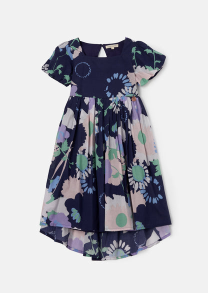 Evita Multi Tie Back Print Dress