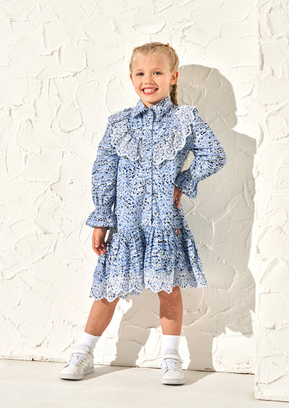 Amelie Zebra Shirt Dress