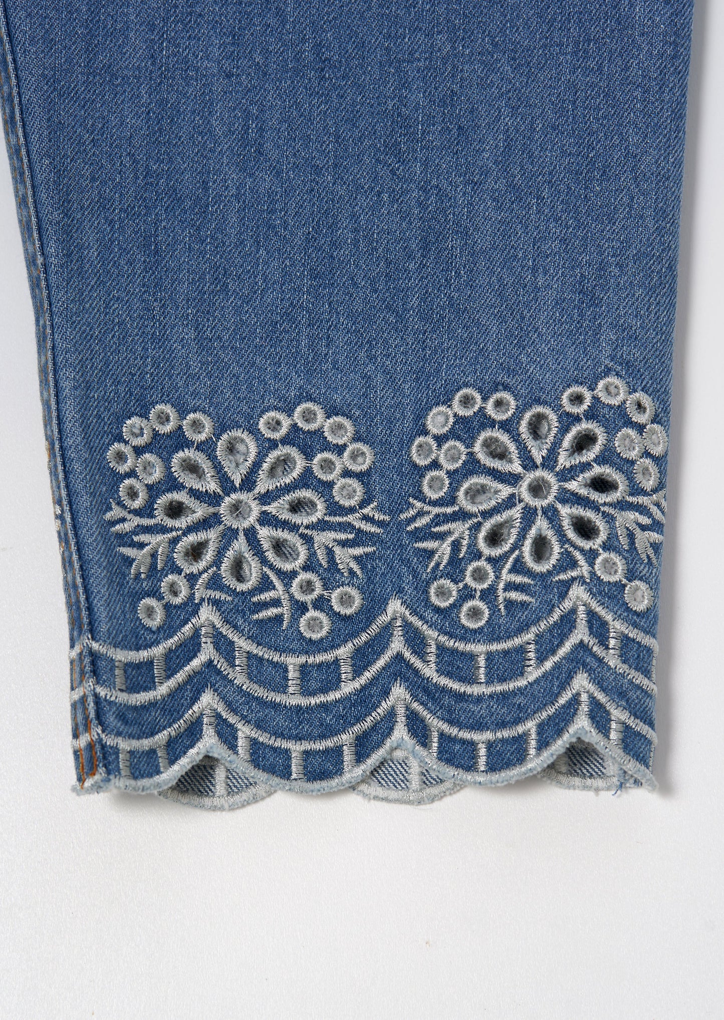 Kendal Embellished Mom Fit Jean