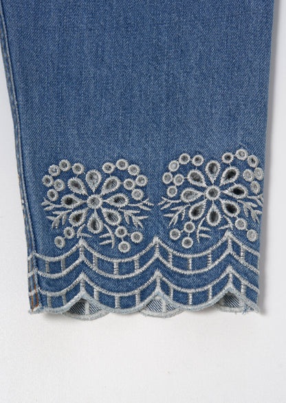 Kendal Embellished Mom Fit Jean