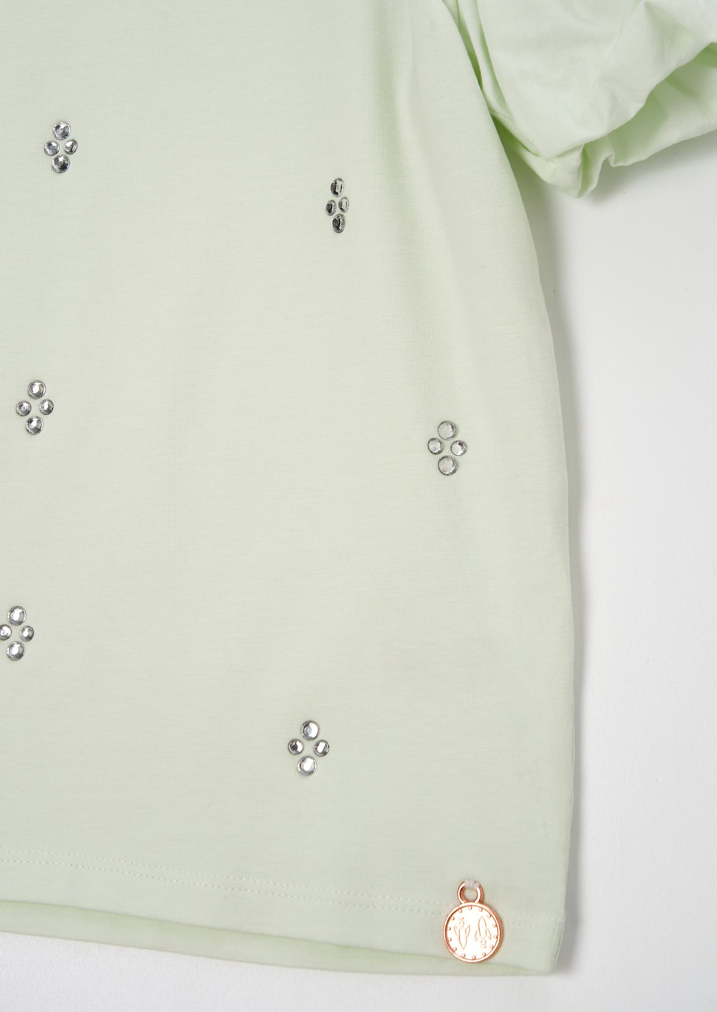Renata Sage Puff Sleeve Tee