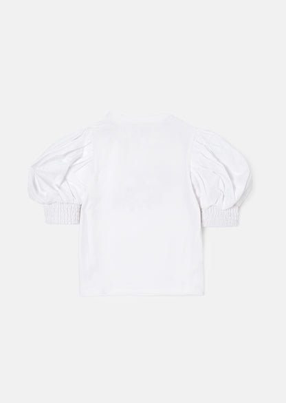 Alessia Metallic Slogan Love Tee