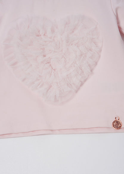 Agata Pink Heart Tee