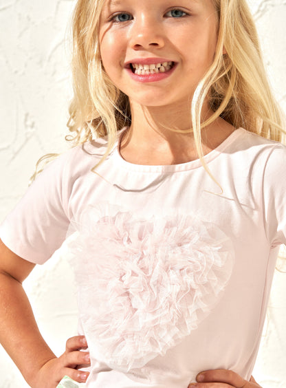 Agata Pink Heart Tee