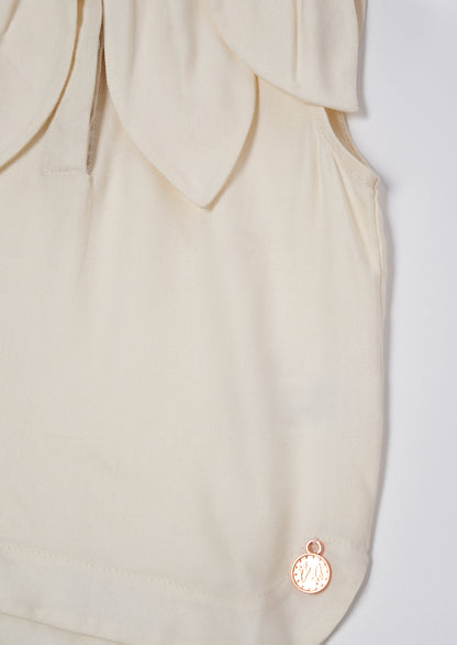 Margaux Ivory Petal Top
