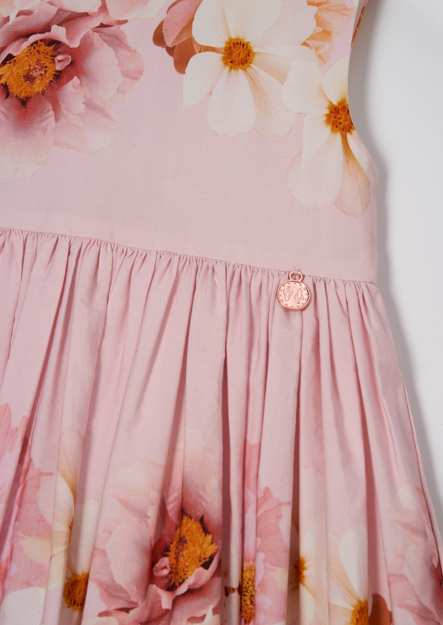 Emilia Pink Garden Floral Dress