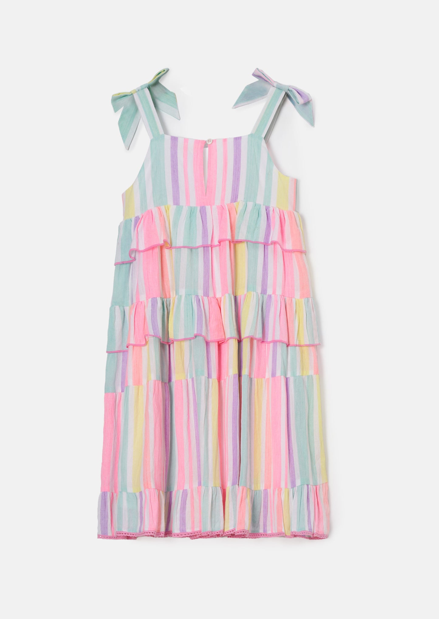 Nola Multi Bright Stripe Dress