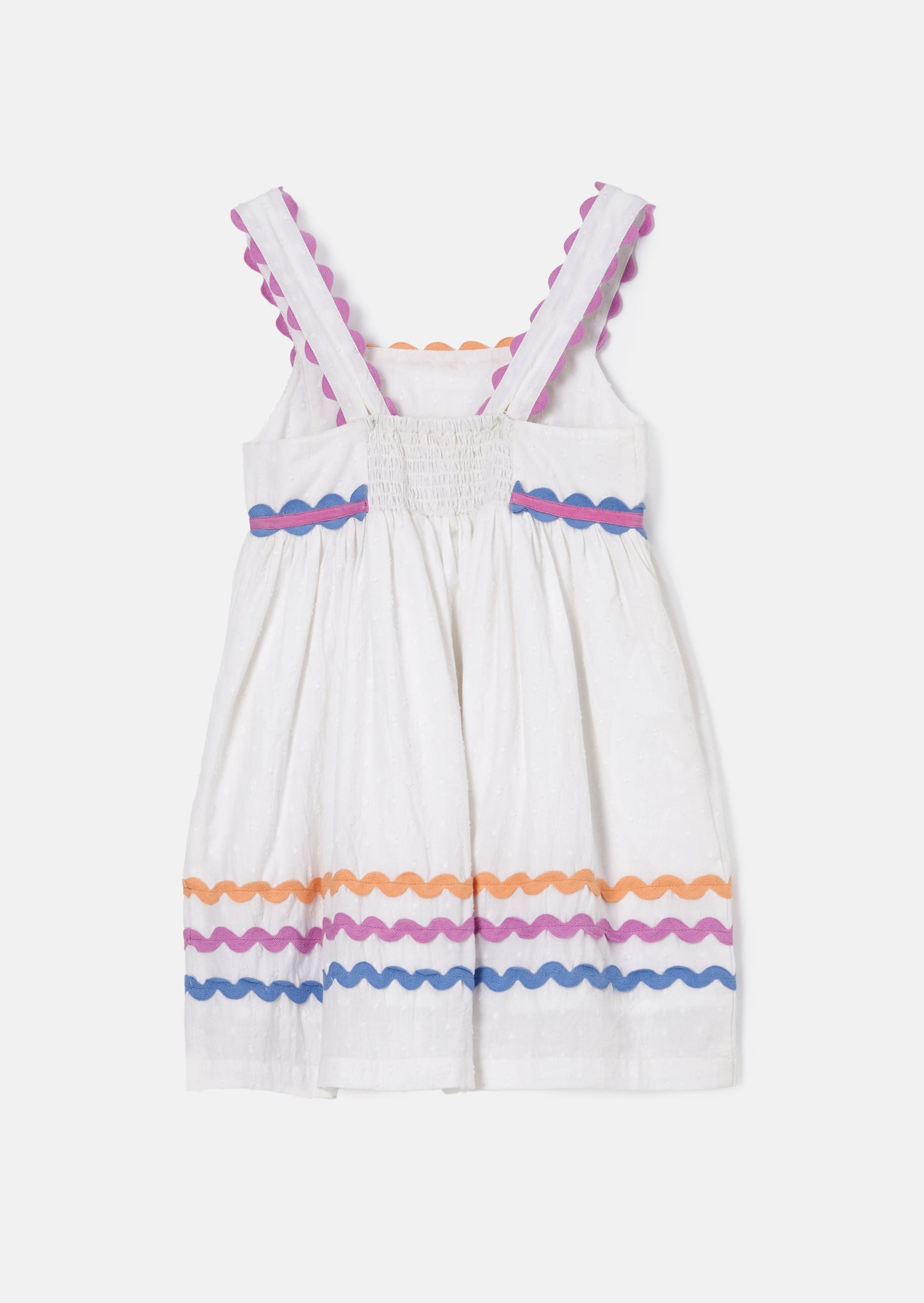 Lia White Rik Rak Dress