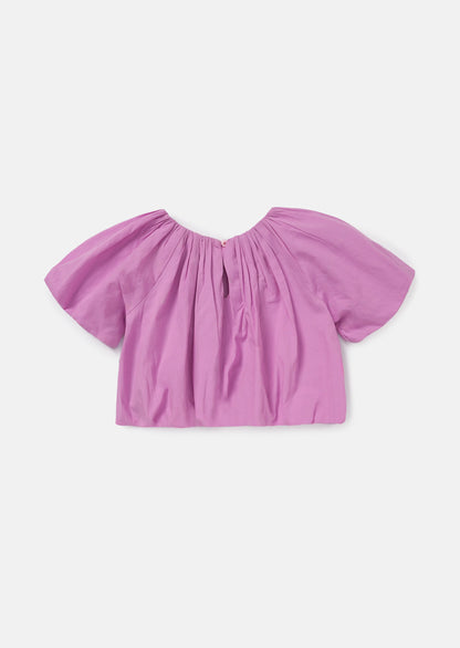 Michela Pink Puff Sleeve Top