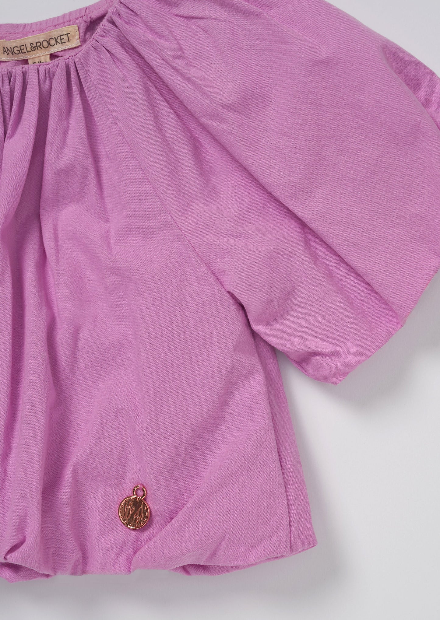 Michela Pink Puff Sleeve Top