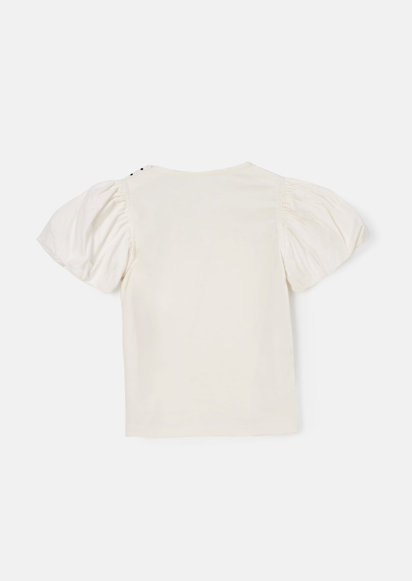 Lottie Nude Spotty Bow Tee