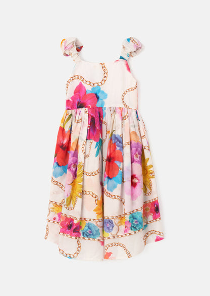 Katie Multi Tiered Print Dress