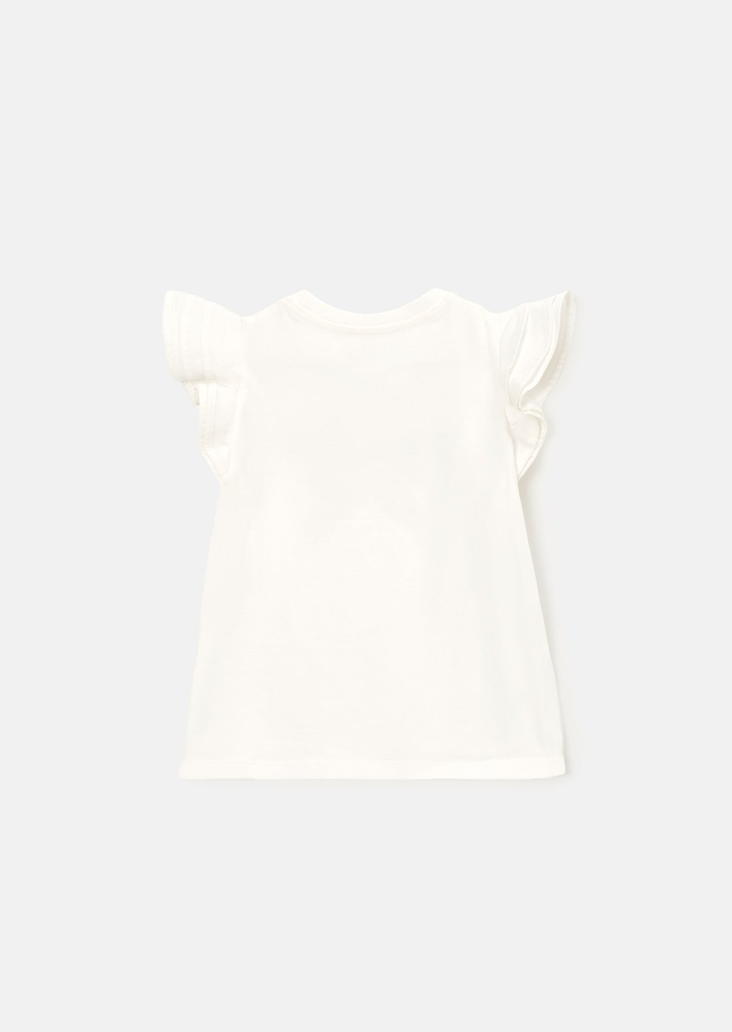 Anya Ivory Butterfly Flutter Sleeve Top