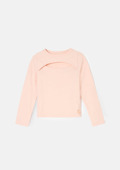 Elle Pink Long Sleeve Layered T