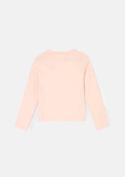 Elle Pink Long Sleeve Layered T