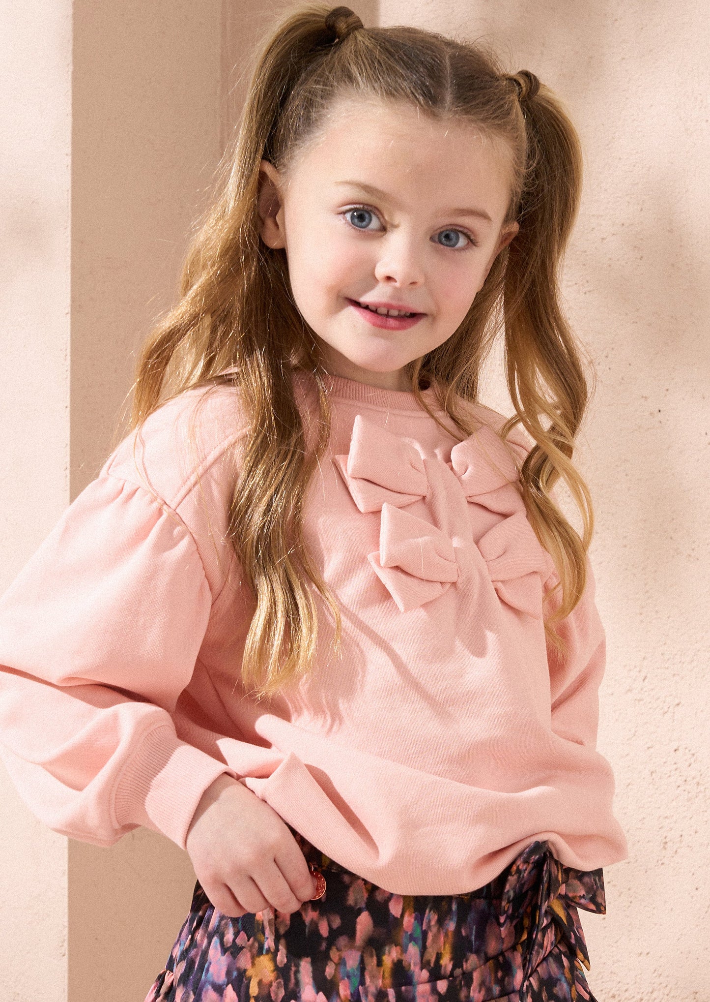 Ruthie Pink Bow Sweatshirt