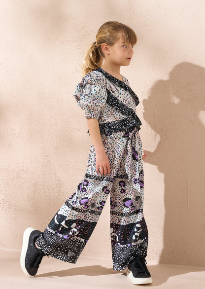 Estelle Multi Frill Print Top