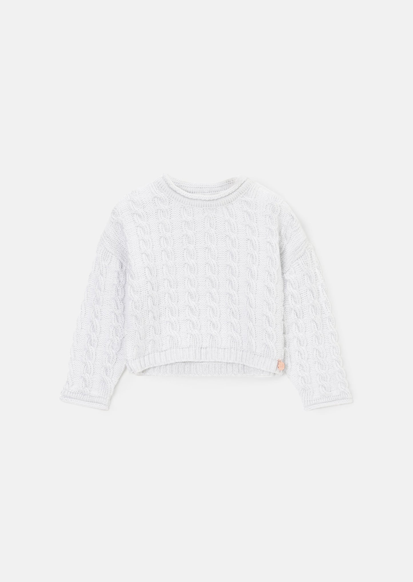 Ariel Silver Metallic Jumper