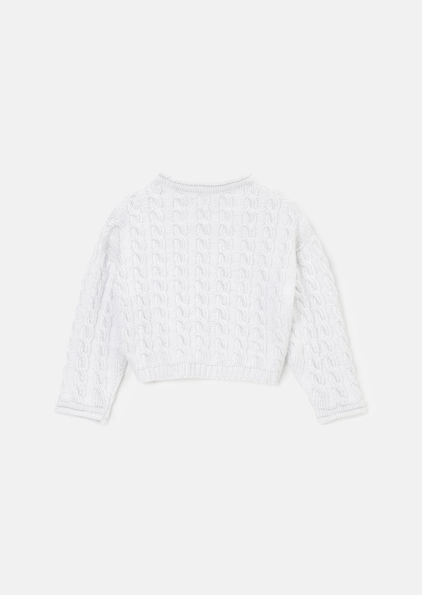Ariel Silver Metallic Jumper