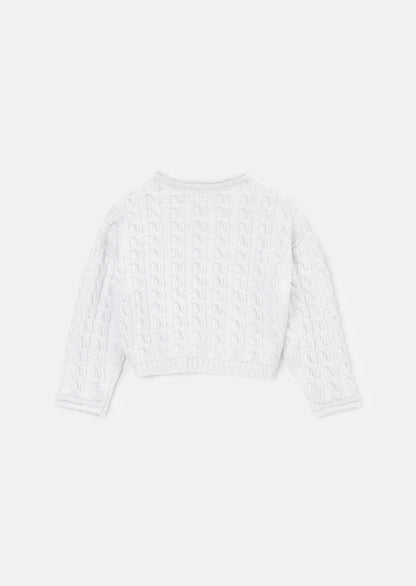 Ariel Silver Metallic Jumper