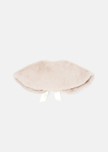 Bella Taupe Fur Collar