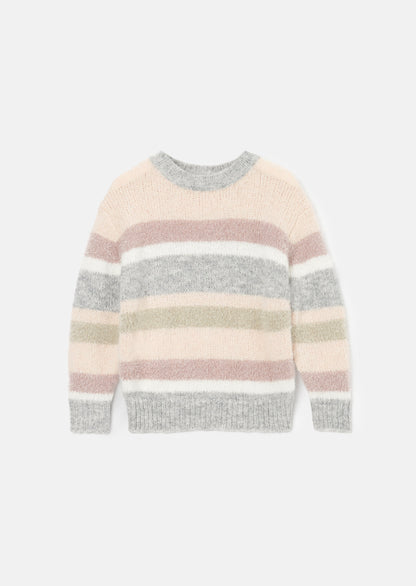 Sloane Pink Stripe Metallic Jumper