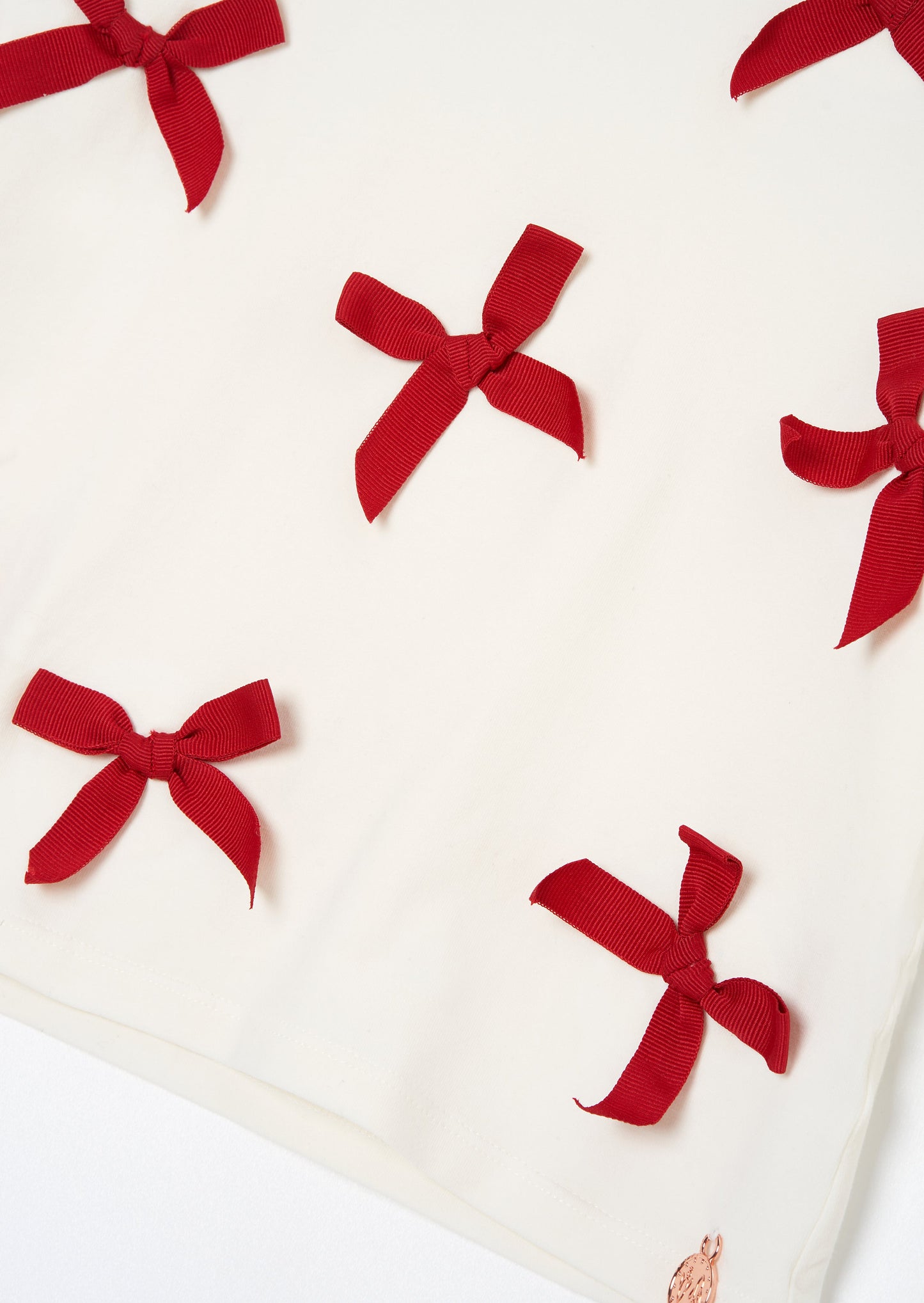 Ruby Ivory Bow T Shirt