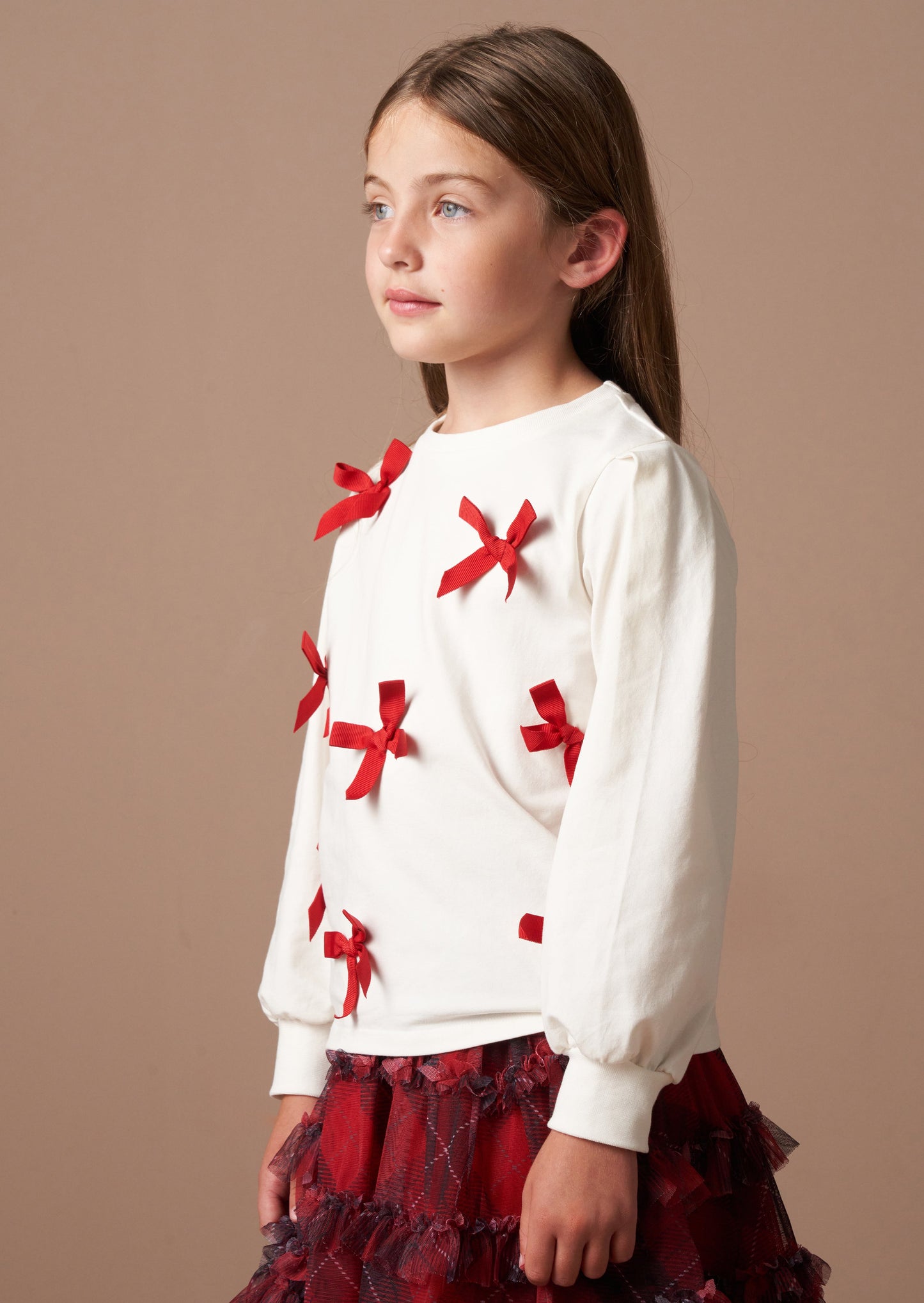 Ruby Ivory Bow T Shirt