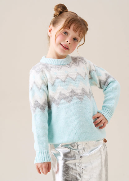 Aspen Blue Ski Jumper