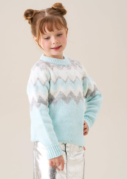 Aspen Blue Ski Jumper