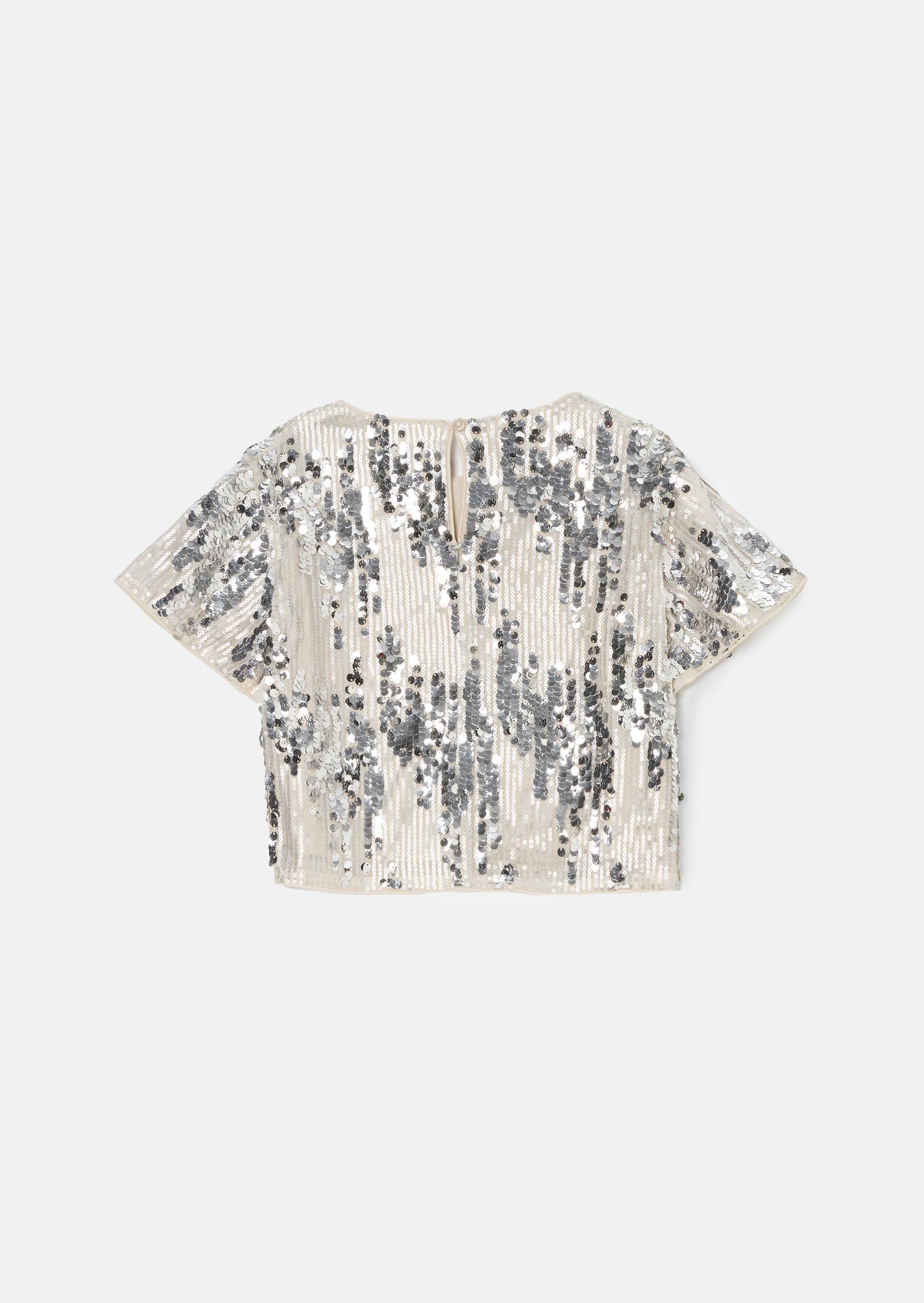 Sadie Silver Sequin Top