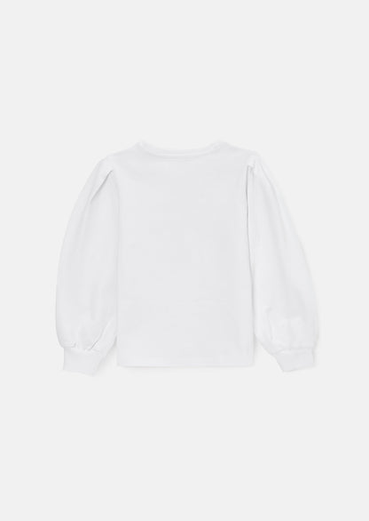 Gigi White Sequin Wish T Shirt