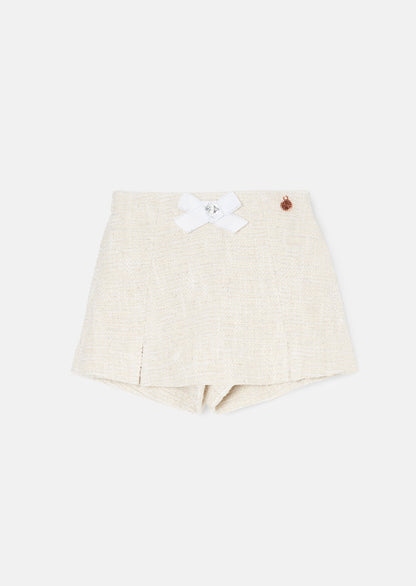 Opal Natural Tweed Short