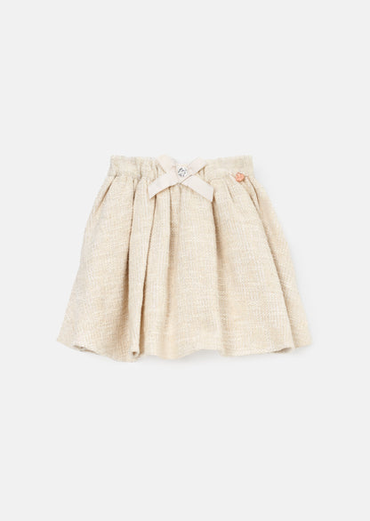 Opal Natural Tweed Skirt