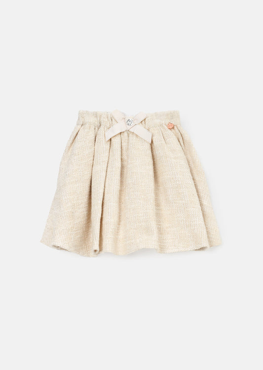 Opal Natural Tweed Skirt