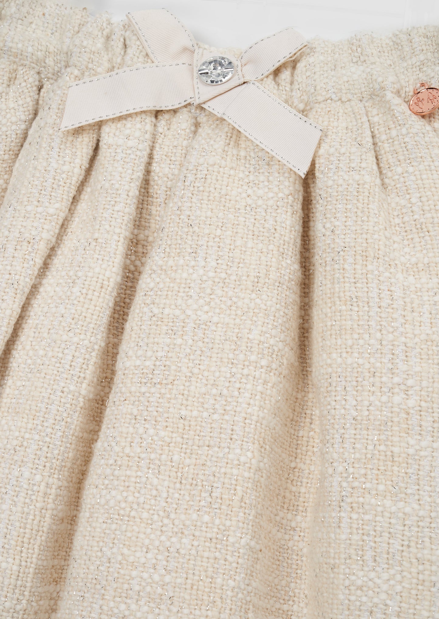 Opal Natural Tweed Skirt