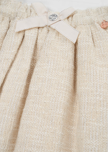 Opal Natural Tweed Skirt