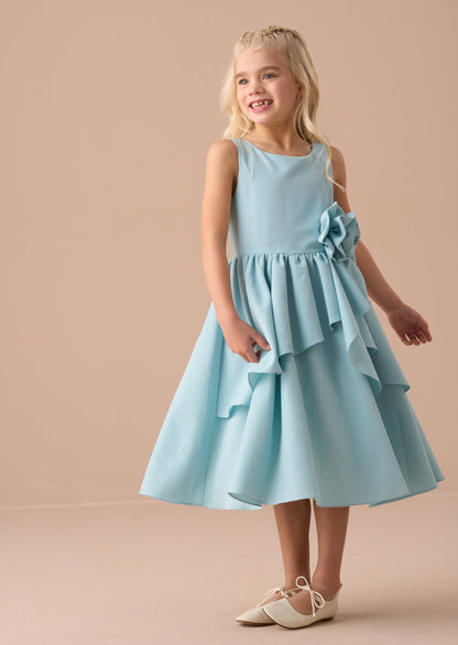 Lourdes Green Corsage Waist Dress