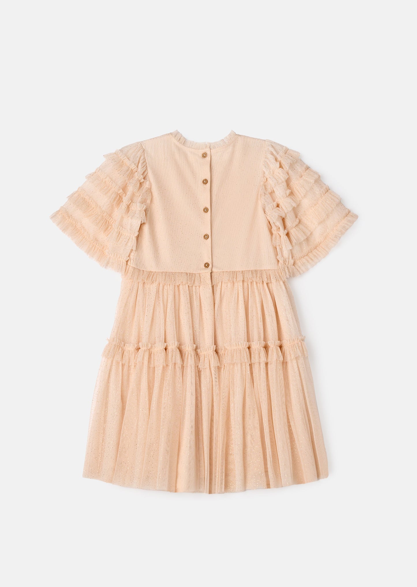 Beau Pink Boho Embellished Dress