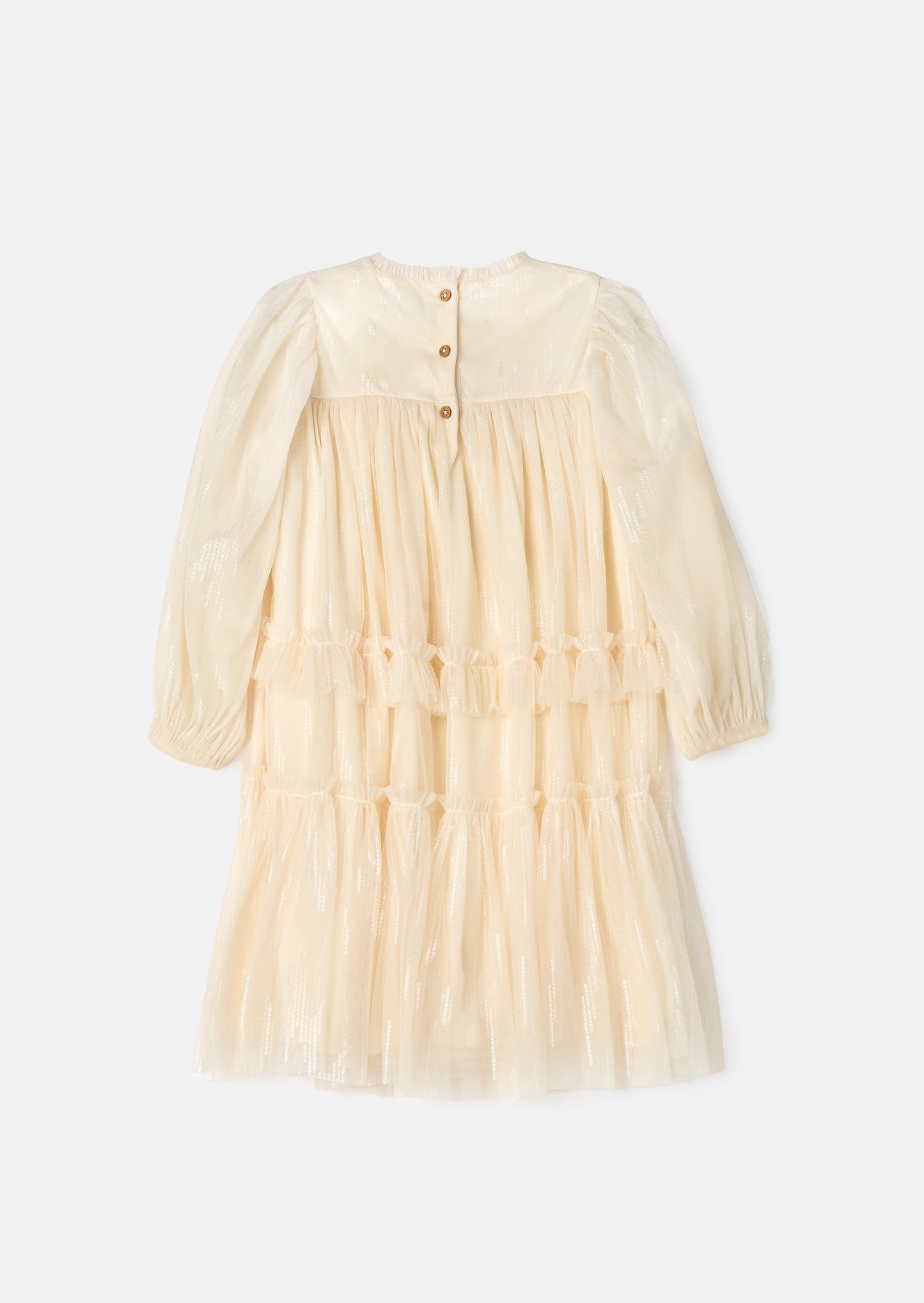 Beau Ivory Boho Embellished Dress