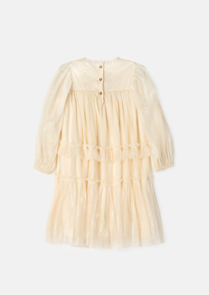 Beau Ivory Boho Embellished Dress