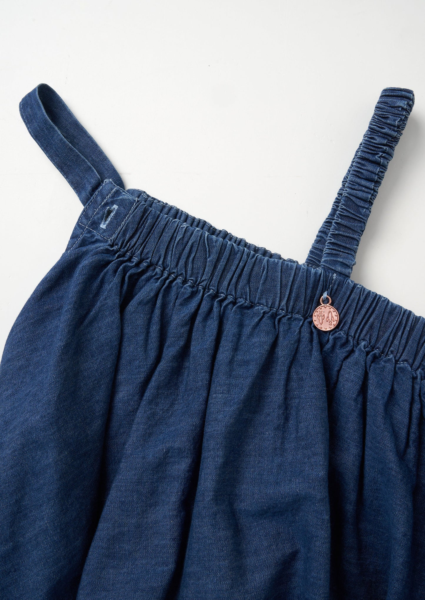 Marnie Denim Corsage Swing Dress