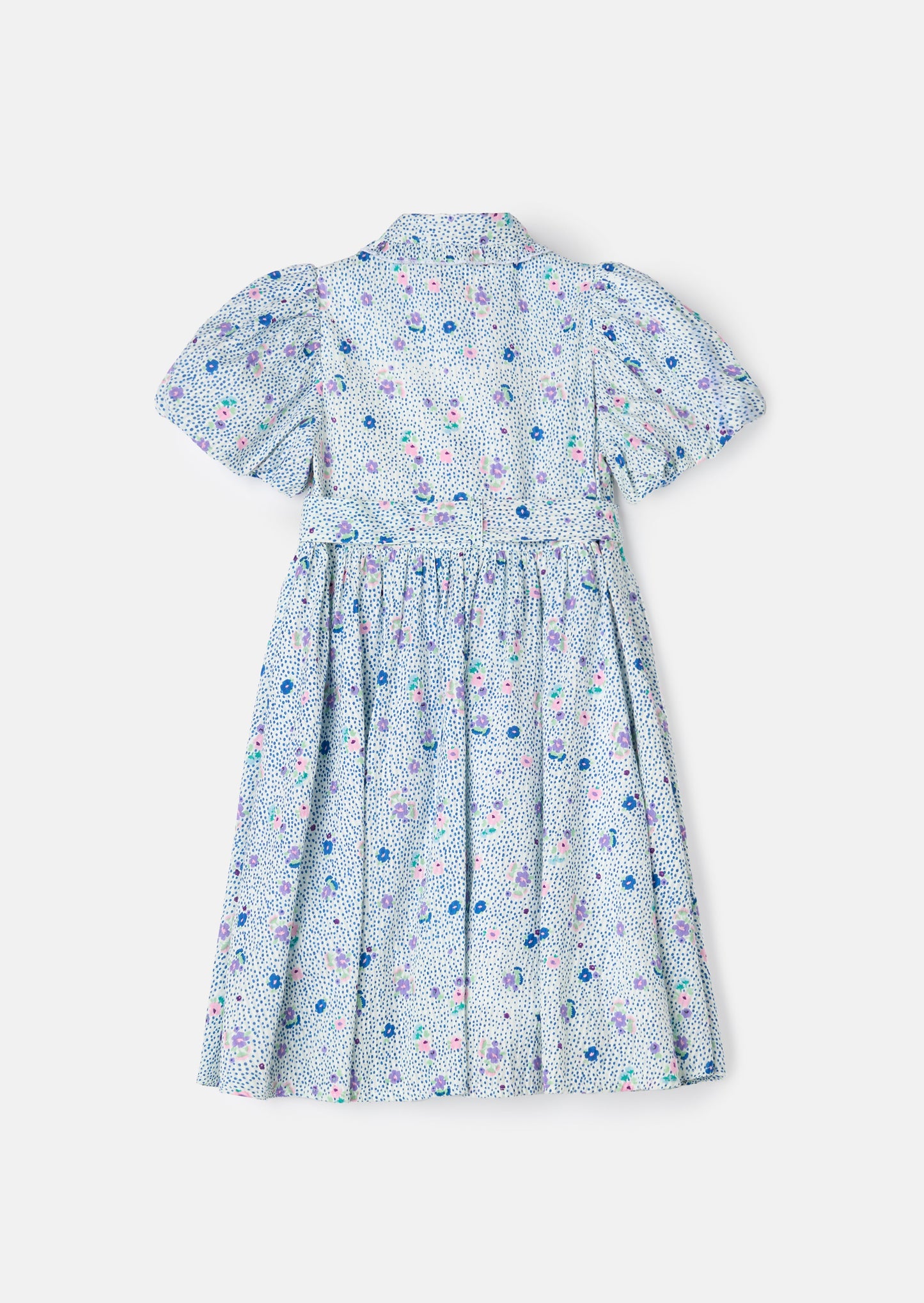 Danni Blue Printed Shirt Dress