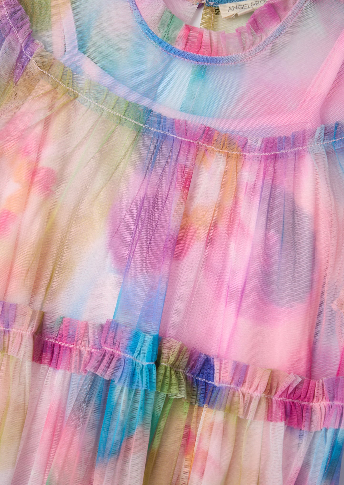 Eleanor Multi Printed Swing Mesh Dress