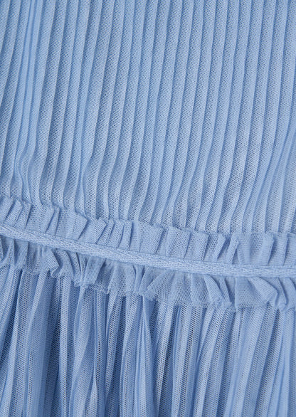 Antonia Blue Tulle Bow Dress