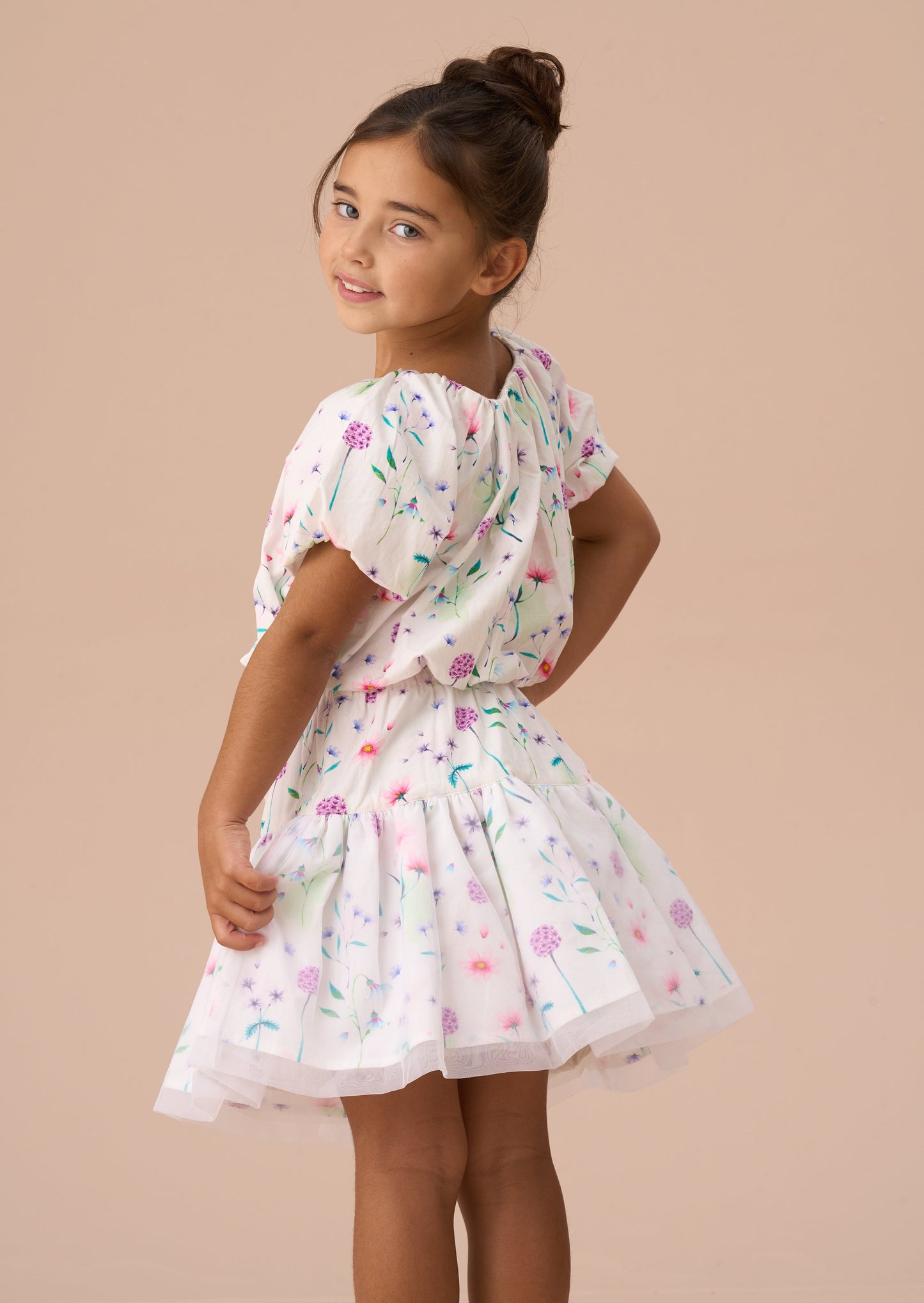 Perla White Layered Tutu Skirt