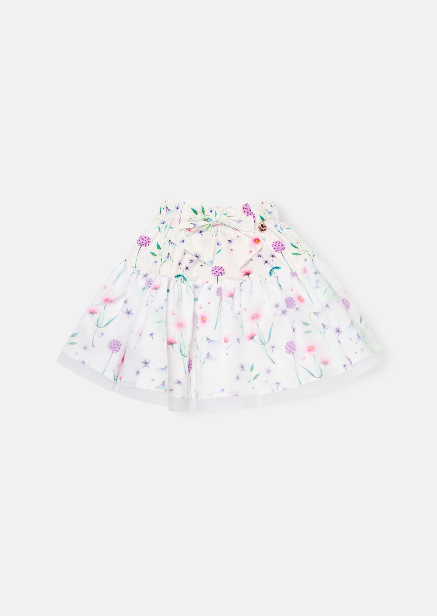 Perla White Layered Tutu Skirt