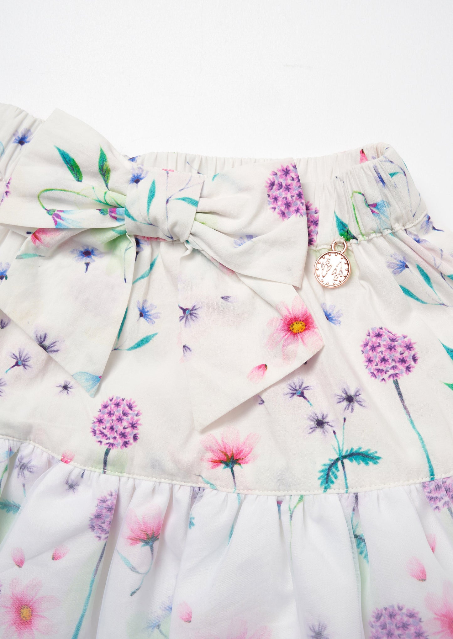 Perla White Layered Tutu Skirt